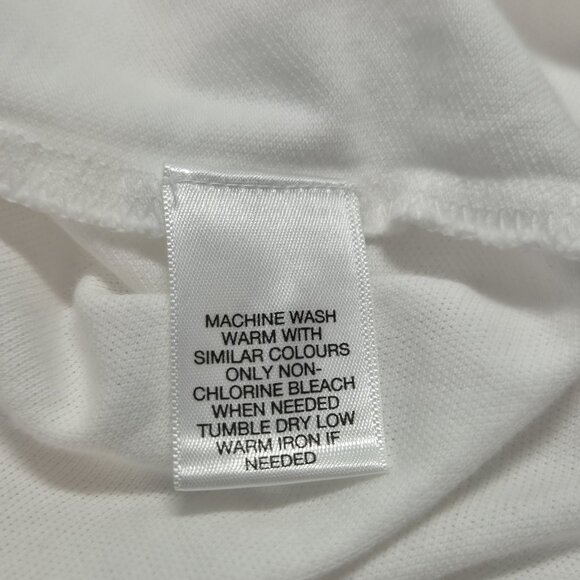 Roundtree Yorke Heritage Collection Polo Shirt White short Sleeve Size XXL 58 - Picture 11 of 11